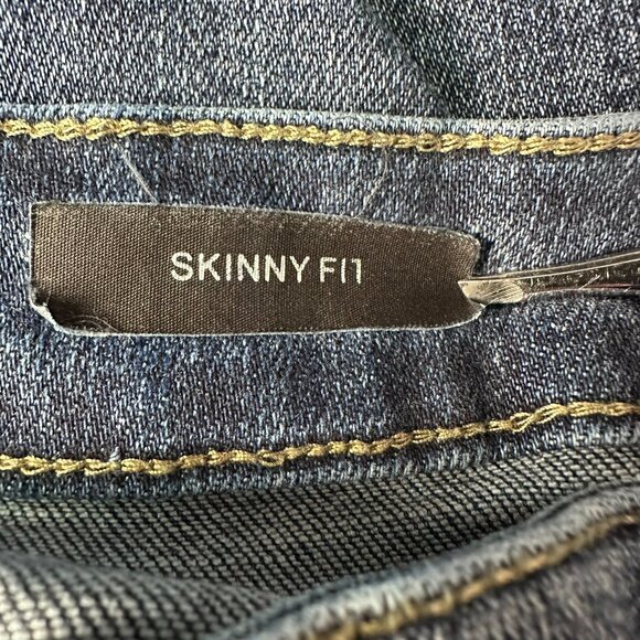 Judy Blue Women's Skinny Fit Control Top Raw Hem Capri Jean, Size 11/30, Auburn - Picture 12 of 16